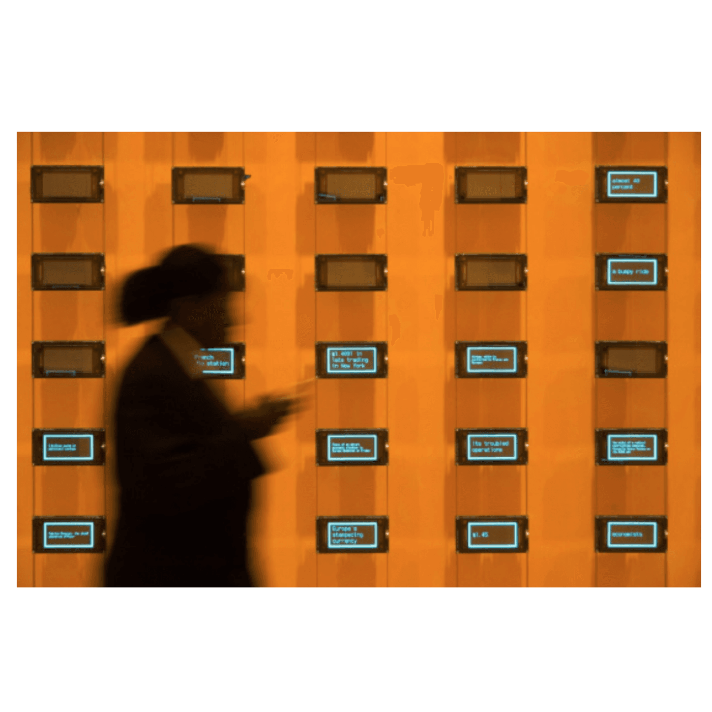 Moveable Type. Ben Rubin e Mark Hansen (2007)