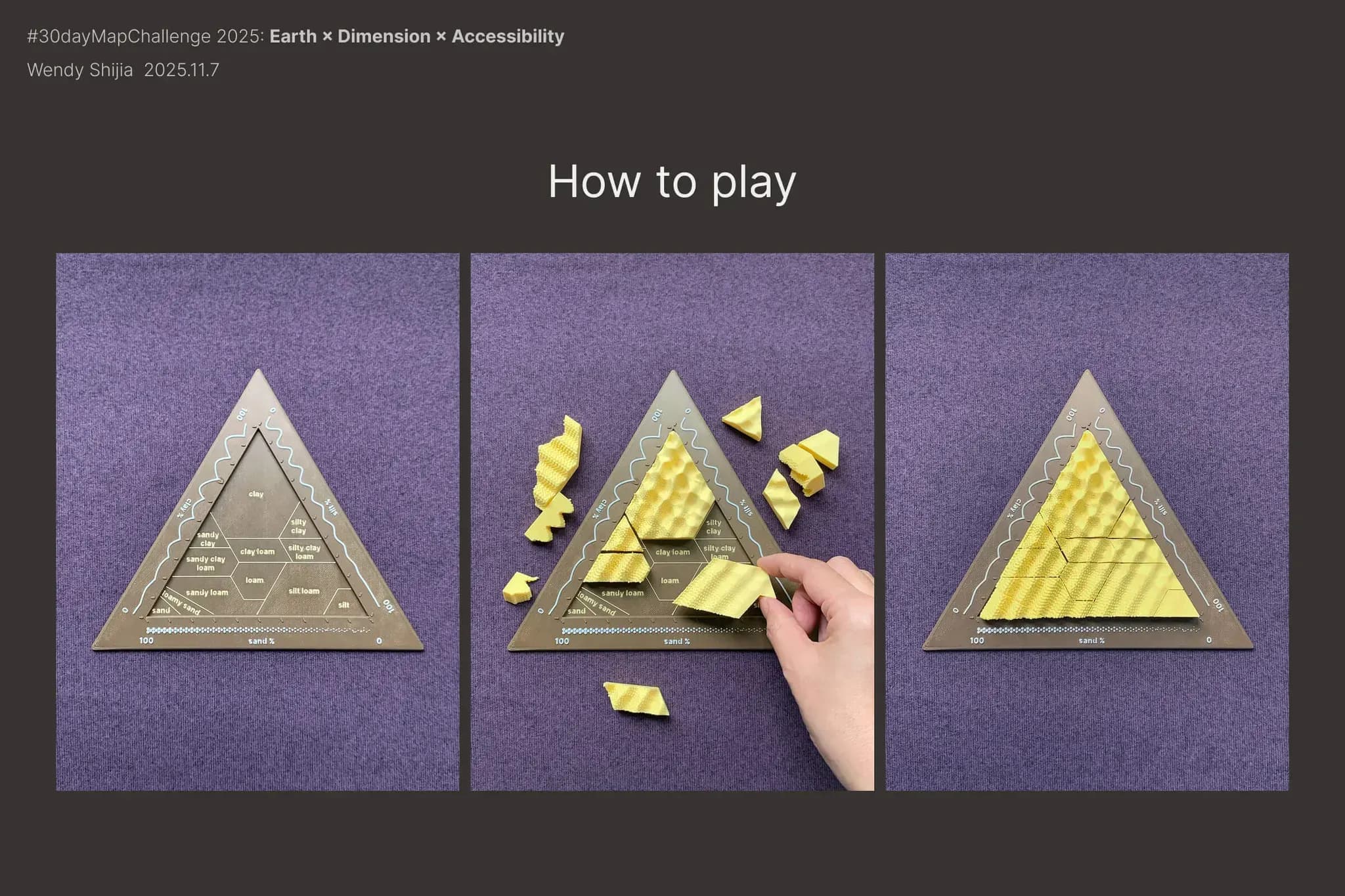 um passo a passo de como jogar o quebra cabeça, encaixando cada peça.